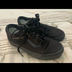 Big Boy Black Vans